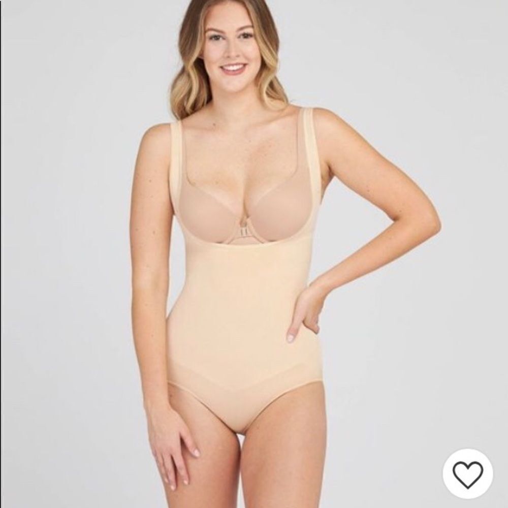 Spanx Shaping Open Bust Panty Body Suit
